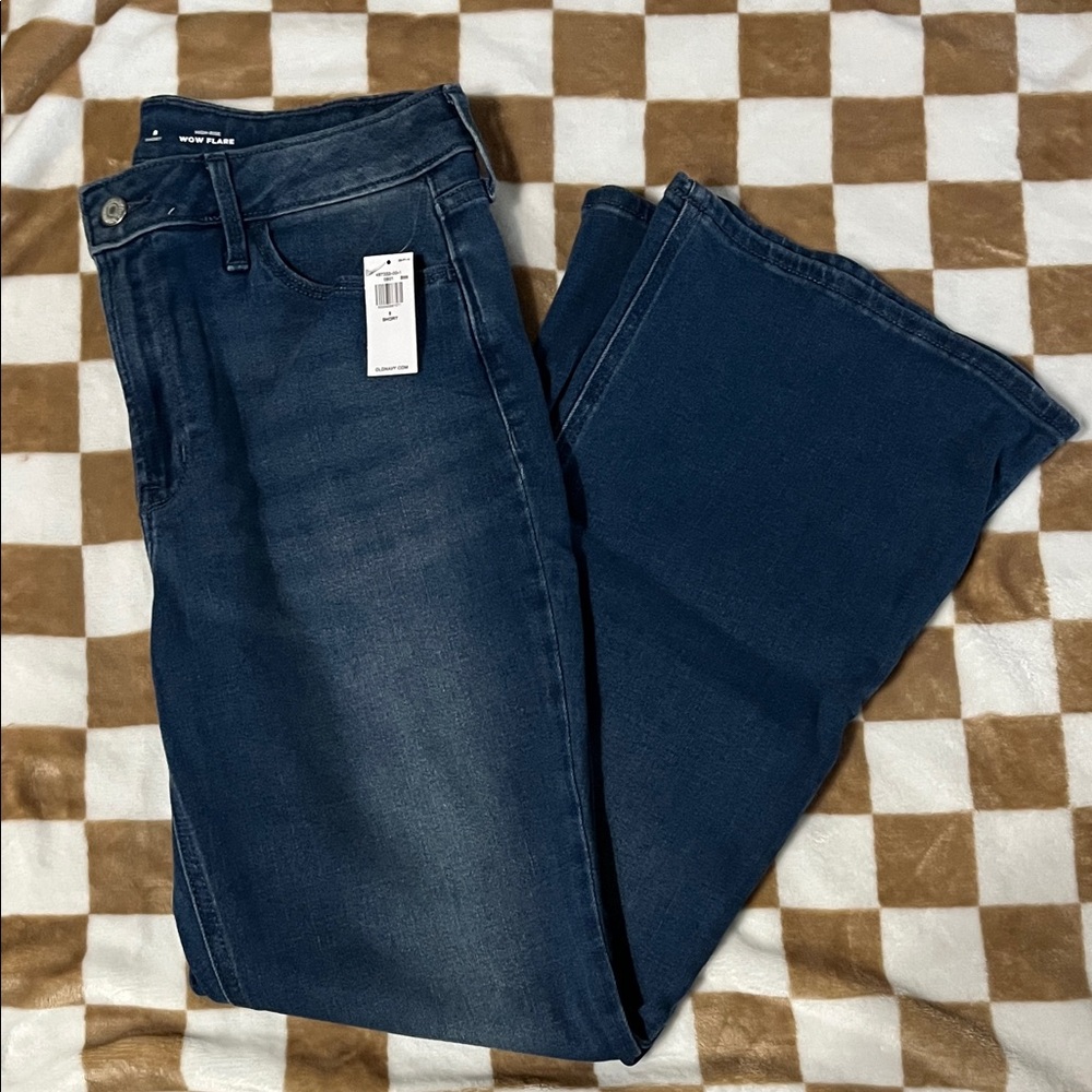 Old Navy Dark Blue Flare Jeans
